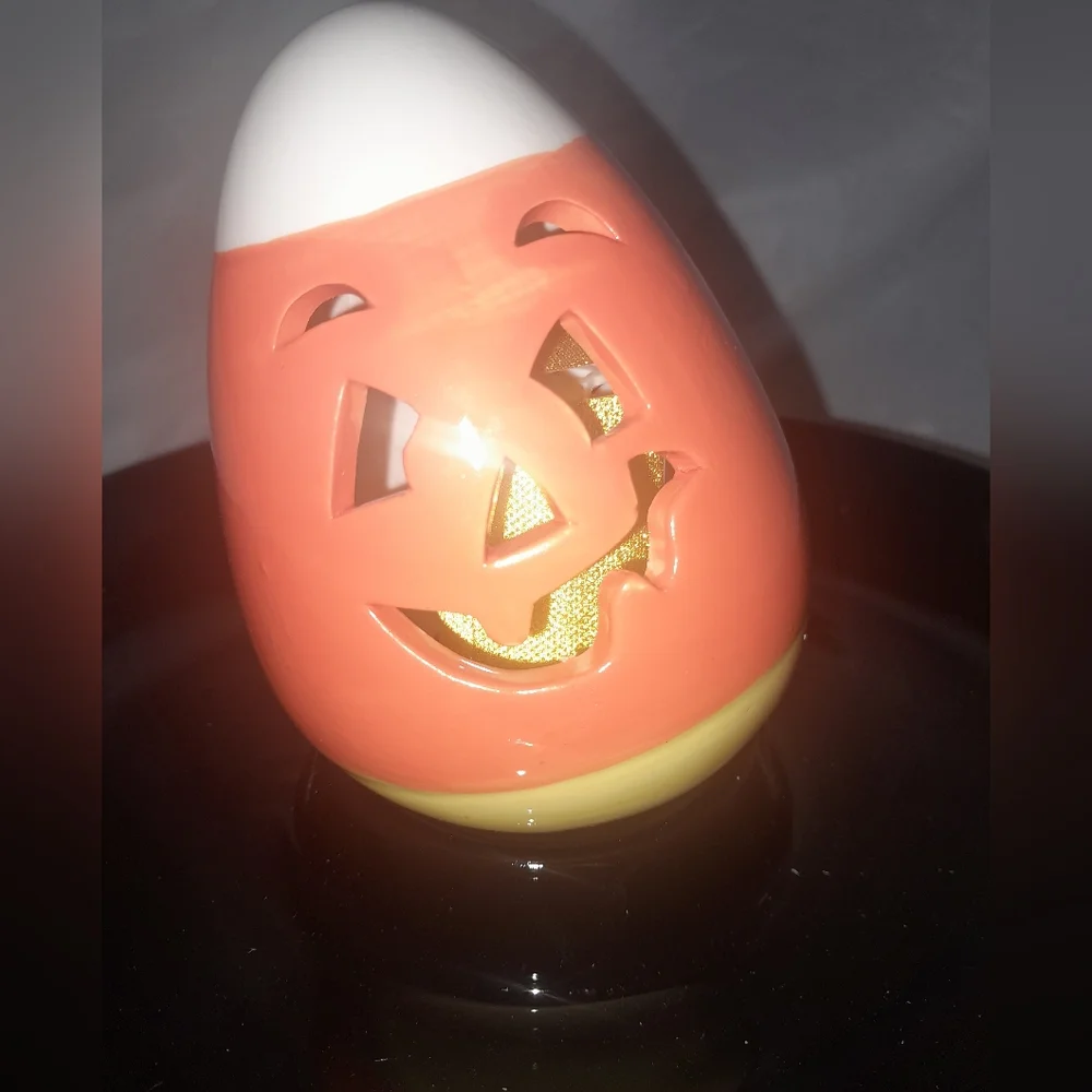 New Mr.Halloween illuminated Candy Dish/ chip & Dip Holder NIB
